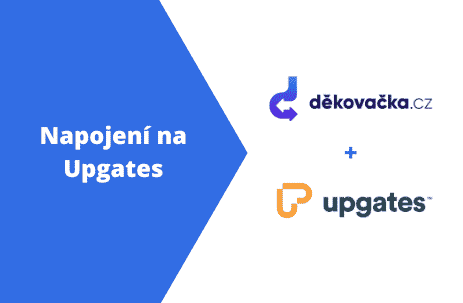 Propojení Děkovačky a Upgates