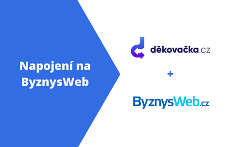 Propojení Děkovačky a ByznysWebu