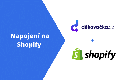 Napojení Děkovačky a Shopify.com