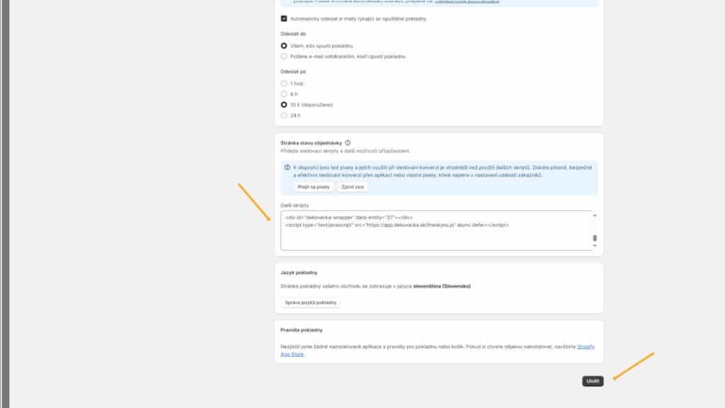 Shopify Dekovacka krok 3